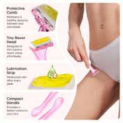 LetsShave Evior Bikini Shaving Razor - (3 Pcs)