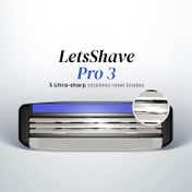 LetsShave Pro 3 Shaving Razor Blades Set - Blue (12Pcs)