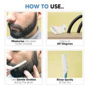 LetsShave Balls Trimmer-Body Groomer-Green & Beard Pen Styler & Trimmer -White, Blue (3Pcs) Combo
