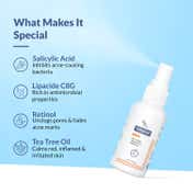 Fixderma 2% Salicylic Acid Salyzap Body Acne Spray for Acne on Back Shoulders and Chest (50 ml)