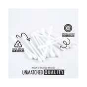 Tulips Cotton Buds, Flat Box Paer Stick - (200 Pcs)