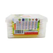 Tulips Cotton Buds, Flat Box Paer Stick - (200 Pcs)