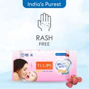 Tulips Sensitive Baby Wet Wipes - (20Pcs)
