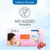Tulips Sensitive Baby Wet Wipes - (20Pcs)