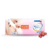 Tulips Sensitive Baby Wet Wipes - (72Pcs)