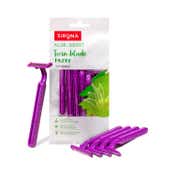 Sirona Aloe Boost Twin Blade Disposable Body Razor For Women (5Pcs)