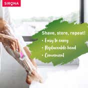 Sirona Reusable 4 Blade Reusable Body Razor With Aloe Boost For Women
