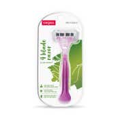 Sirona Reusable 4 Blade Reusable Body Razor With Aloe Boost For Women