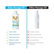 Mamaearth Soothing Baby Massage Oil with Sesame Almond & Jojoba Oil (200 ml)