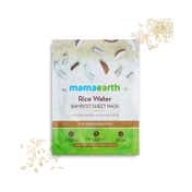 Mamaearth Rice Water Bamboo Sheet Mask With Rice Water & Coconut Milk For Deep Hydration (25g)