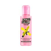 Crazy Color Semi Permanent Hair Color Cream - 49 Canary Yellow (100ml)