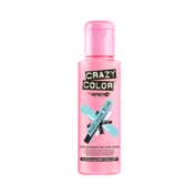 Crazy Color Semi Permanent Hair Color Cream - 63 Bubblegum Blue (100ml)
