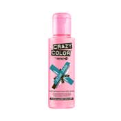 Crazy Color Semi Permanent Hair Color Cream - 67 Blue Jade (100ml)