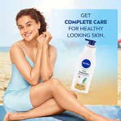 Get Complete Care For Healthy Looking Skin With Nivea Aloe Protection Body Lotion With Spf 15