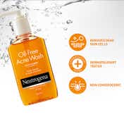 Neutrogena Oil Free Acne Face Wash - (175ml)