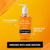 Neutrogena Oil Free Acne Face Wash - (175ml)
