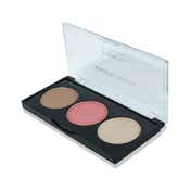 Faces Canada Ultime Pro Face Palette - Shine, 3in1 Bronzer+Highlighter+Blush, Shimmer Finish (12 g)