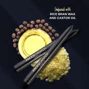 Faces Canada UltimePro HD Deep Black One Stroke Kajal, Longstay, Rice Bran Wax, Waterproof - (1.4 g)