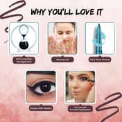 Faces Canada Ultime Pro Twist Eye Kajal Liner - Plum, Intense Color, 24HR Stay, Waterproof (0.35 g)