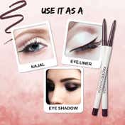 Faces Canada Ultime Pro Twist Eye Kajal Liner - Plum, Intense Color, 24HR Stay, Waterproof (0.35 g)