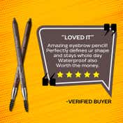 Faces Canada Ultime Pro Eyebrow Defining Pencil - Tan 01, Waterproof & Smudgeproof (1.2 g)