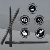 Faces Canada Ultime Pro Longwear Eye Pencil - Solid Black 02, 8 Hr Stay, Water Proof (1.2 g)