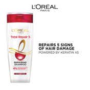 L'Oreal Paris Total Repair 5 Repairing Shampoo with Keratin XS, (82.5ml)
