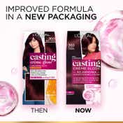 L'Oreal Paris Casting Creme Gloss Hair Color, 360 Black Cherry, 87.5g+72ml