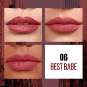 Maybelline New York Sensational Liquid Matte Lipstick - 06 Best Babe (7 ml)
