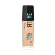 Maybelline New York Fit Me Liquid Foundation, 118 with Garnier Micellar Cleansing Water Combo