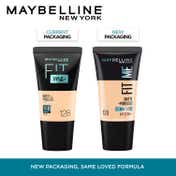 Maybelline New York Fit Me Matte + Poreless Liquid Foundation Tube SPF 22 - 128 Warm Nude (18 ml)