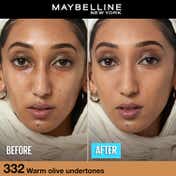 Maybelline New York Fit Me Matte + Poreless Liquid Foundation - 332 Golden Caramel (30 ml)