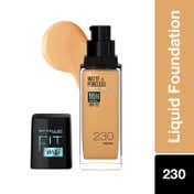 Maybelline New York Fit Me Matte + Poreless Liquid Foundation SPF 22 - 230 Natural Buff (30 ml)