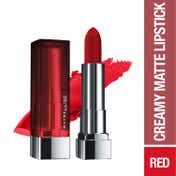 Maybelline New York Color Sensational Creamy Matte Lipstick - 690 Siren In Scarlet (3.9 g)
