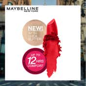 Maybelline New York Color Sensational Creamy Matte Lipstick - 690 Siren In Scarlet (3.9 g)