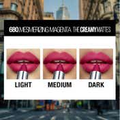 Maybelline New York Color Sensational Creamy Matte Lipstick - 680 Mesmerizing Magenta (3.9 g)