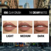 Maybelline New York Color Sensational Creamy Matte Lipstick - 656 Clay Crush (3.9 g)