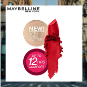 Maybelline New York Color Sensational Creamy Matte Lipstick - 640 Red Liberation (3.9 g)