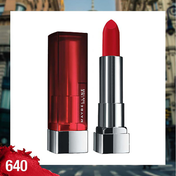 Maybelline New York Color Sensational Creamy Matte Lipstick - 640 Red Liberation (3.9 g)