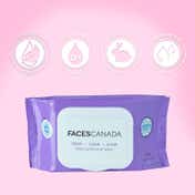 Faces Canada Fresh Clean Glow Makeup Remover Wipes - 30 Wipes, Hydrates Skin, No Alcohol