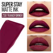 Maybelline New York Super Stay Matte Ink Lipstick, 230 Transformer + Garnier Micellar Water Combo