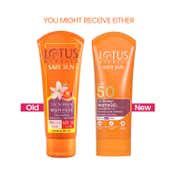 Lotus Herbals Safe Sun UV Screen Matte Gel Pa+++ SPF 50 Sunscreen - (50g)