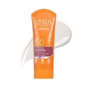 Lotus Herbals Safe Sun UV Screen Matte Gel Pa+++ SPF 50 Sunscreen - (100g)