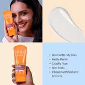 Lotus Herbals Safe Sun UV Screen Matte Gel Pa+++ SPF 50 Sunscreen - (100g)