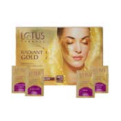 Lotus Herbals Radiant Gold Cellular Glow 1 Facial Kit - (37g)