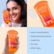 Lotus Herbals Safe Sunblock Cream Pa++ SPF 30 - (100g)