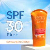 Lotus Herbals Safe Sunblock Cream Pa++ SPF 30 - (100g)