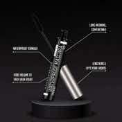 Miss Claire Waterproof Mascara - Black (9 ml)