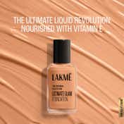 Lakme Perfecting Liquid Foundation Natural Shell (27 ml) - (Pack of 2)