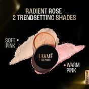 Lakme Forever Matte Face Powder Matte Finish Oil Cointrol for Rosy Glow Warm - Pink (40 g)